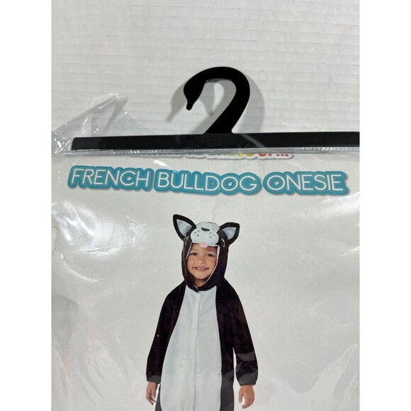 Halloween Costume 4-6 years Black and White Pug Costume  New - Picture 3 of 4